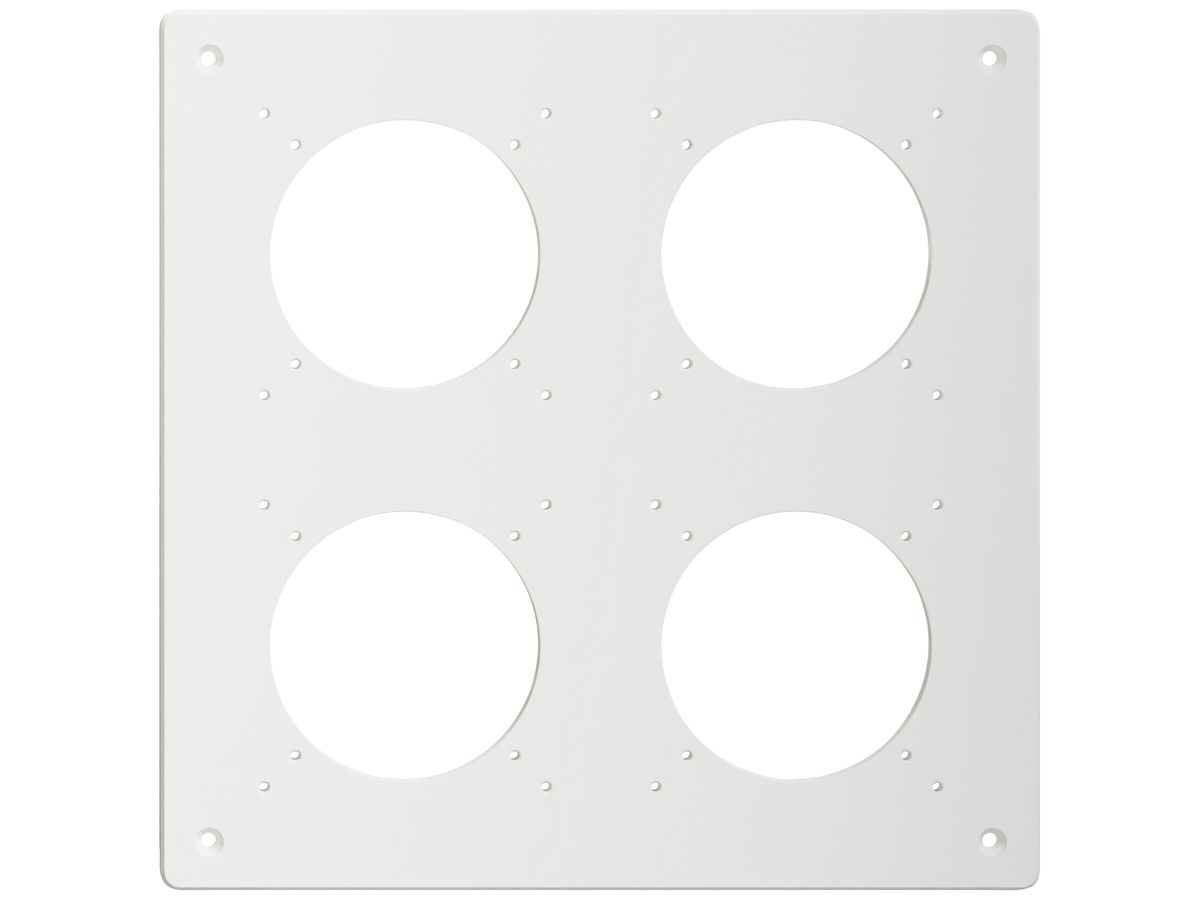 NUP-Kopfzeile Feller NEVO, 2×2, für N.CO-Apparate, weiss