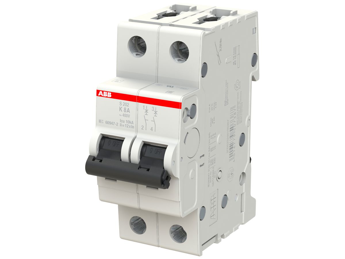 Leitungsschutzschalter ABB S202-K8 8A 6kA