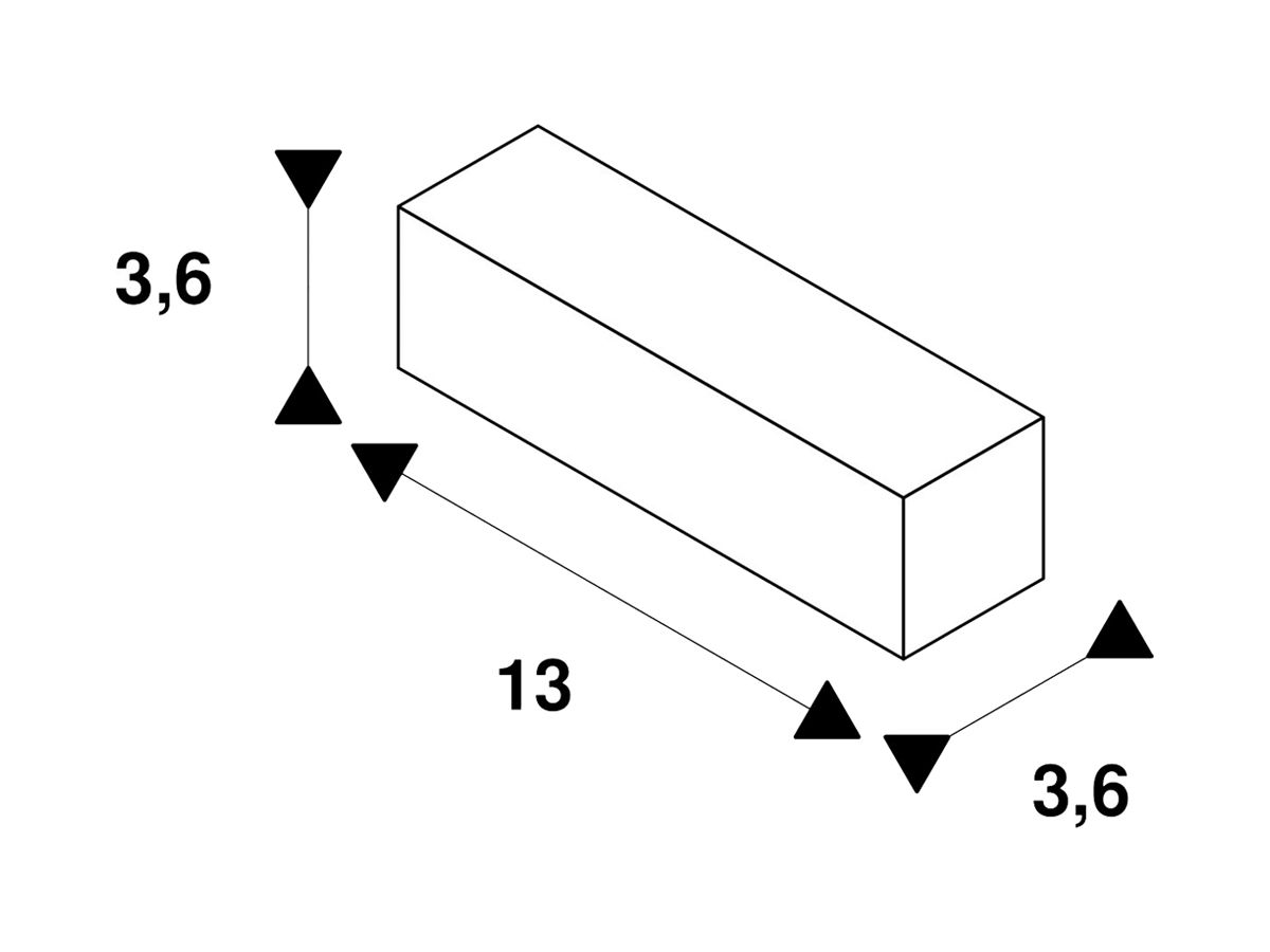 Mitteleinspeiser SLV für AP-Stromschiene EUTRAC 3-phasig, weiss