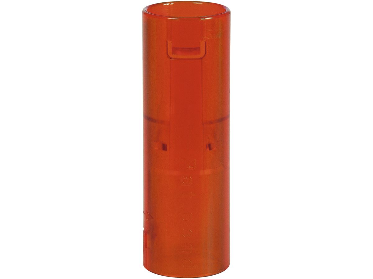 Verbindungsmuffe MT Crallo M16 rot transparent