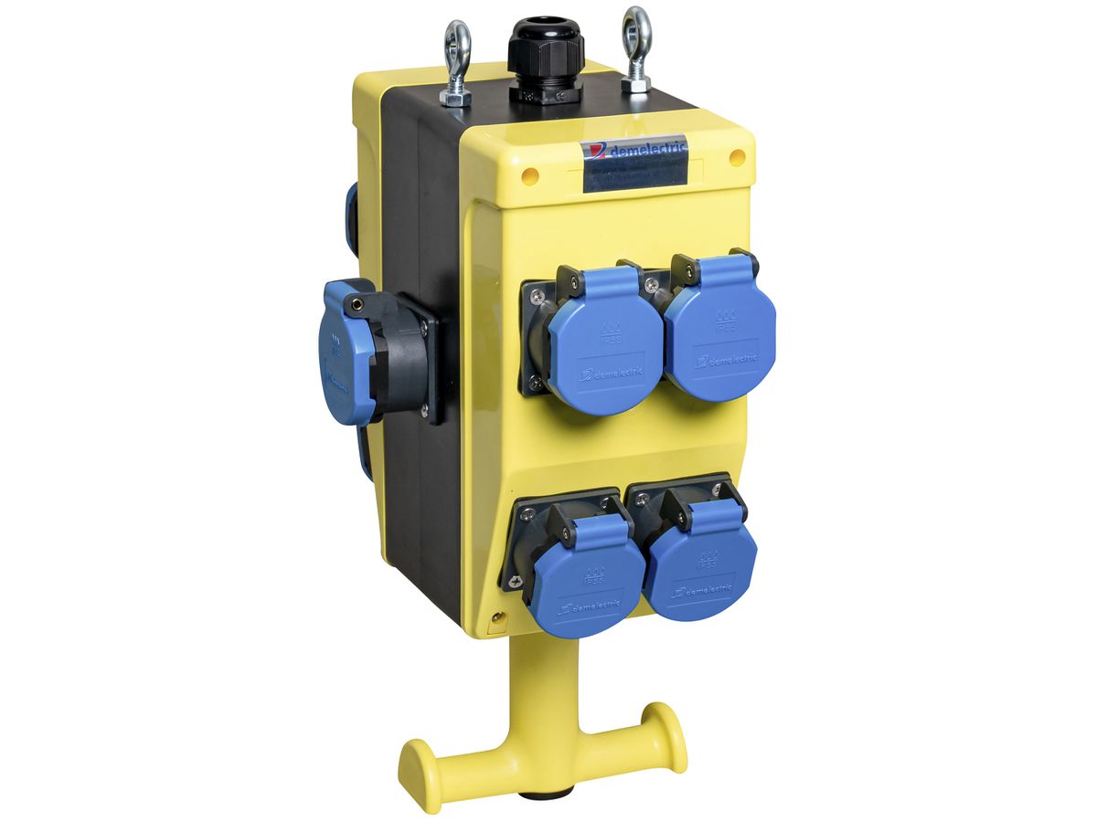 Stromverteiler DEM DB25902 16A 10×T23 abhängbar