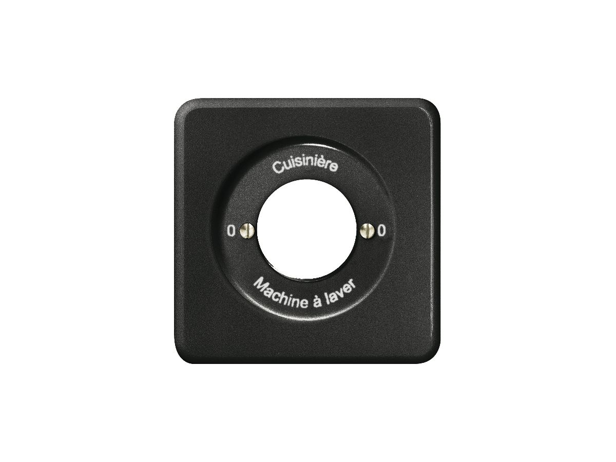 UP-Frontset 0-Cuisinière-0-Machine à lav. für SSchalter schwarz