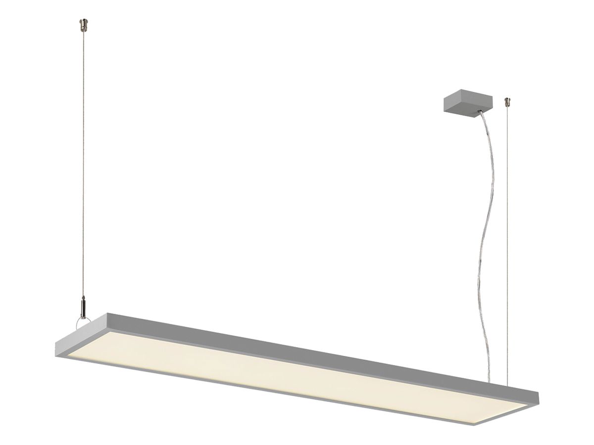 LED-Pendelleuchte SLV WORKLIGHT PRO 120 50W 6100lm 4000K DALI grau