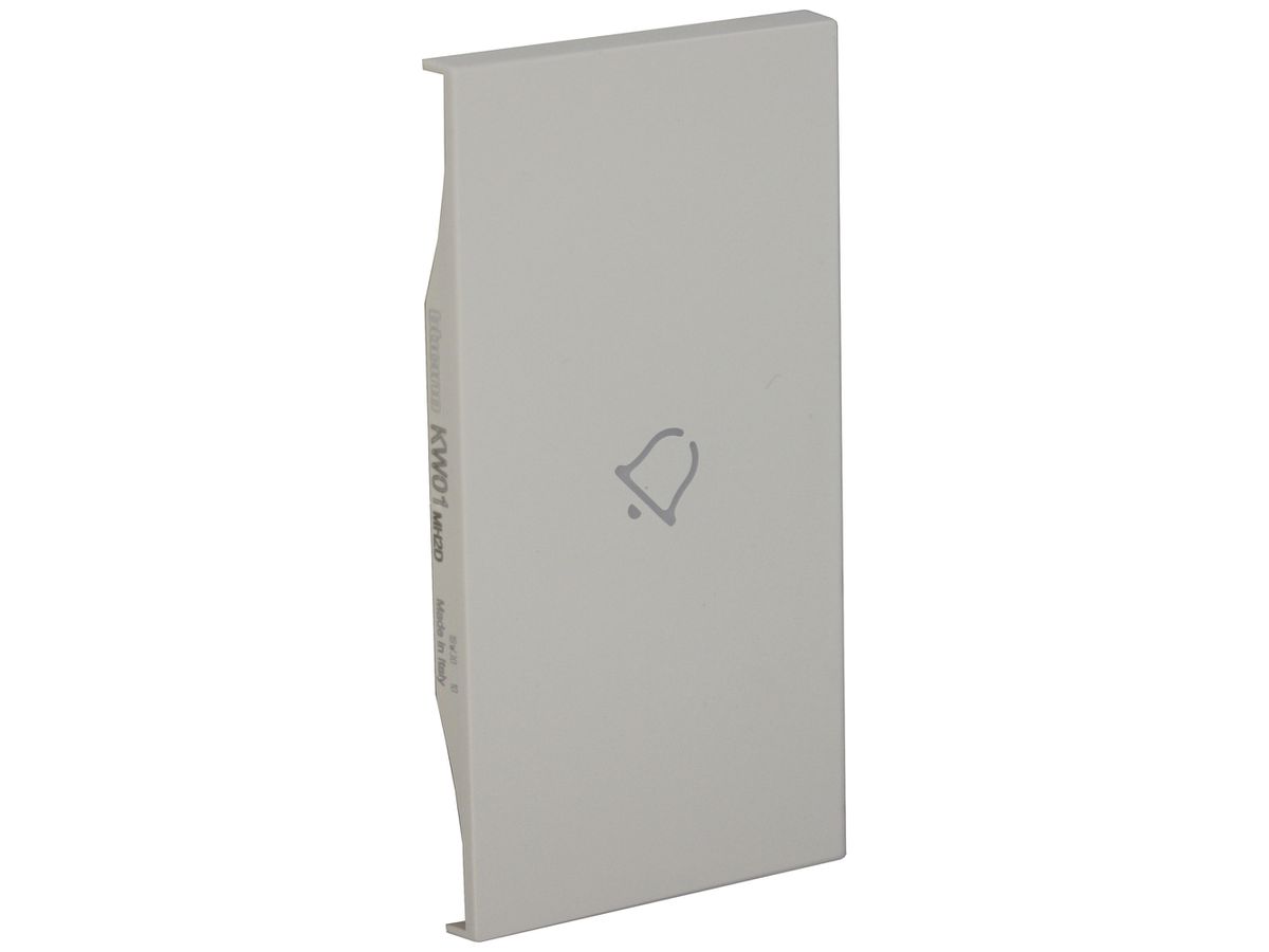 Tastenabdeckung Living Now für Tasten MyHOME 2 Module mit Symbol Glocke weiss