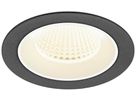 EB-LED-Deckenleuchte SLV NUMINOS M 12W 1900lm 4000K MB DALI DIM Ø105×68mm sz/ws