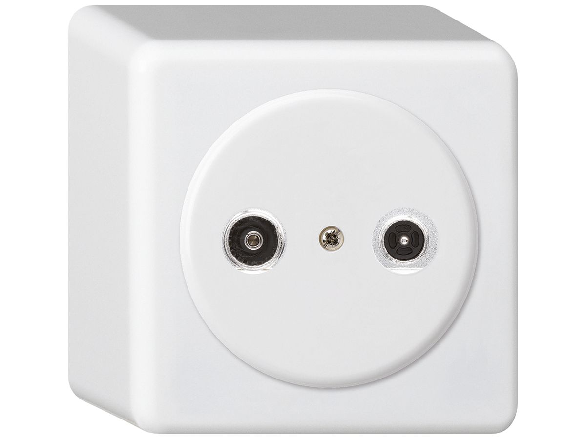 AP-Antennendose basico TV-R 4dB 2GHz weiss