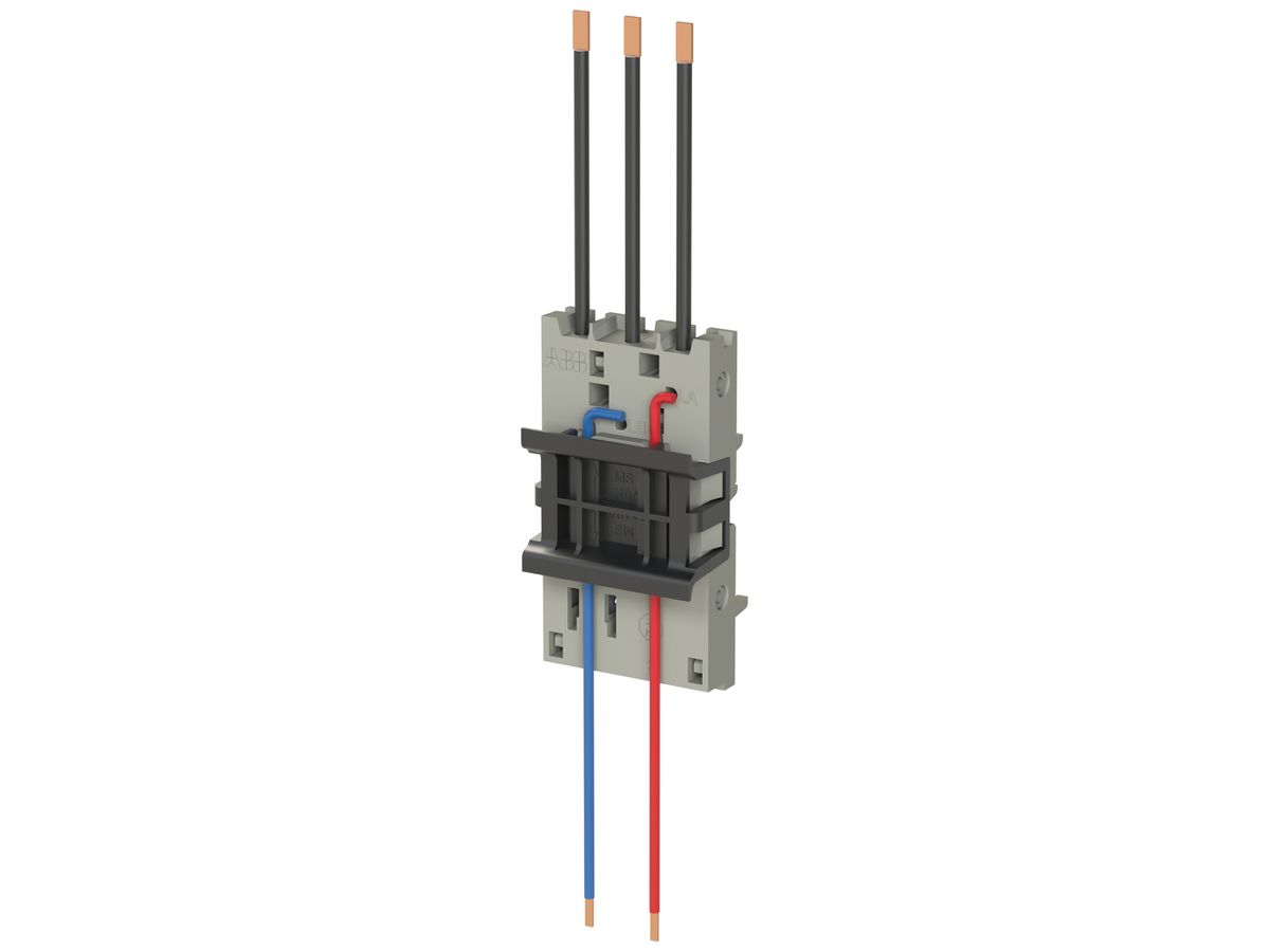 Adapter ABB ZMS933, für MS116/MS132 auf SMISSLINE TP, 3L oben, LA/LB unten