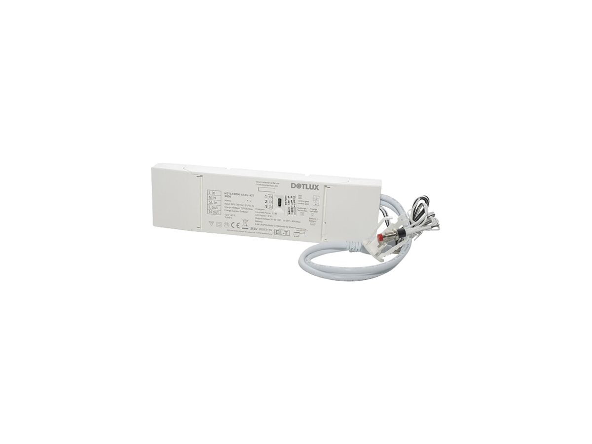 Notlicht-Set DOTLUX 1.8…3.5W 1.5…3h LiFePO4 6.4V LED ST