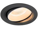 EB-LED-Spot SLV NUMINOS MOVE XL 24W 3500lm 2700K WB DALI DIM Ø190×116mm sz/ws