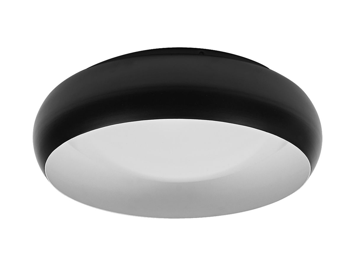 LED-Deckenleuchte LEDVANCE Orbis Livia 16W 1000lm 830 Ø300×95mm schwarz/weiss
