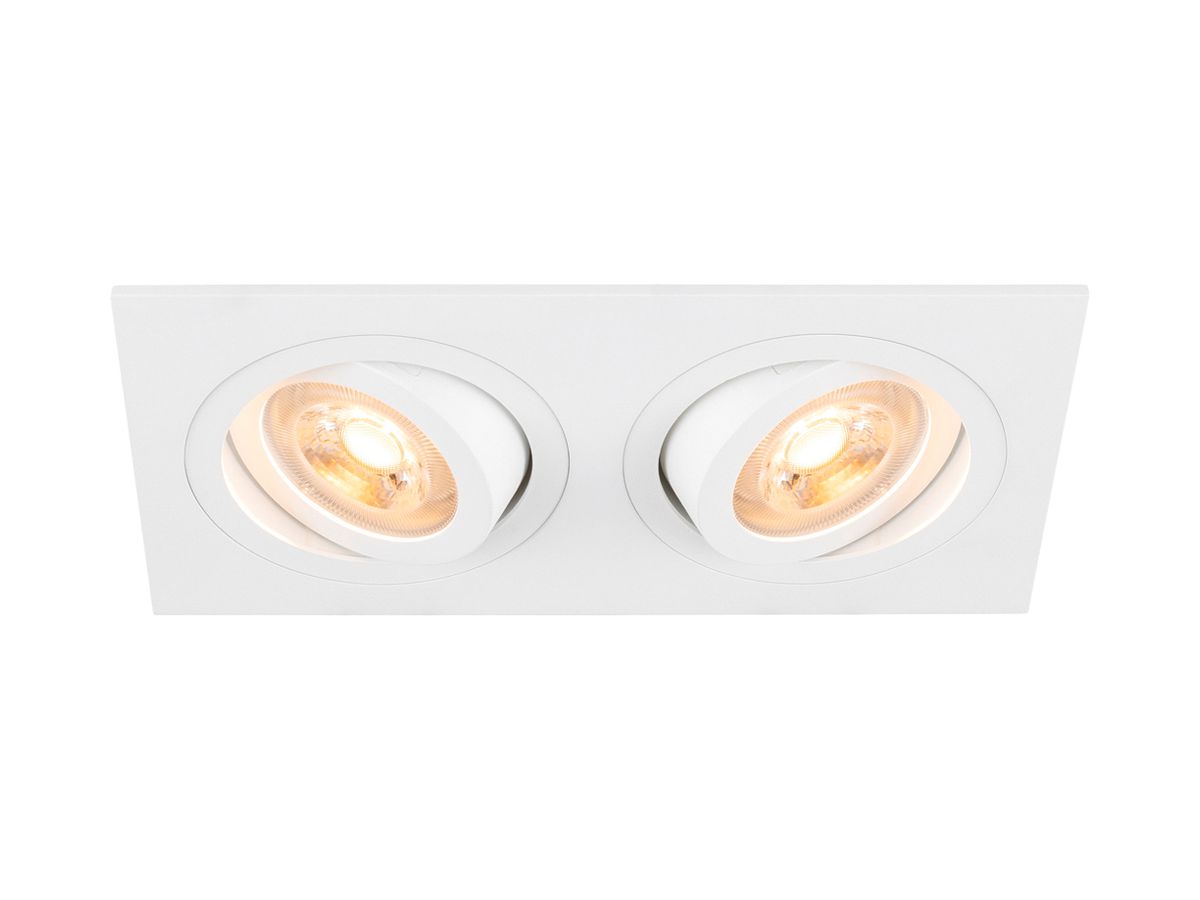 EB-Spot SLV NEW TRIA GU10 2×10W 170×90mm weiss