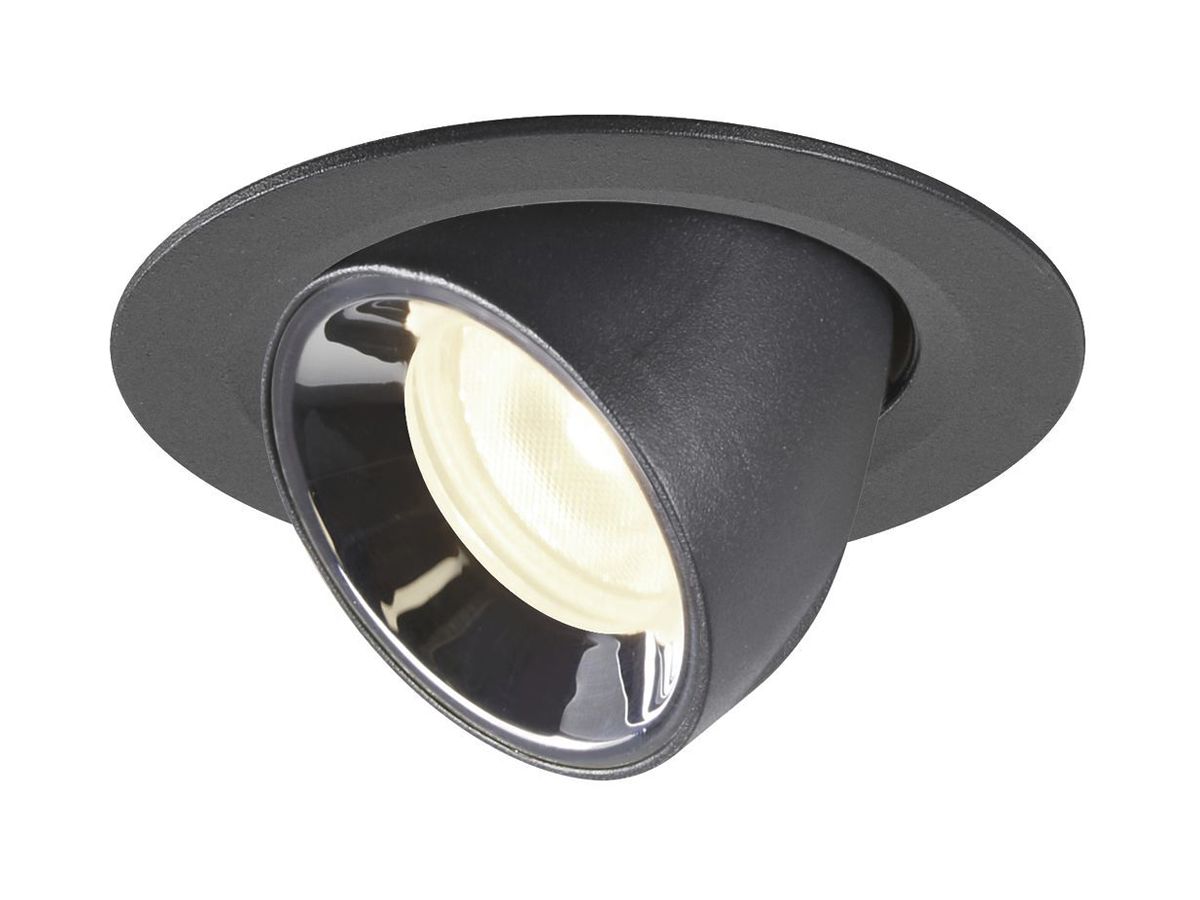EB-LED-Downlight SLV NUMINOS GIMBLE XS, 7W 200mA 750lm 4000K 20° sz/chr