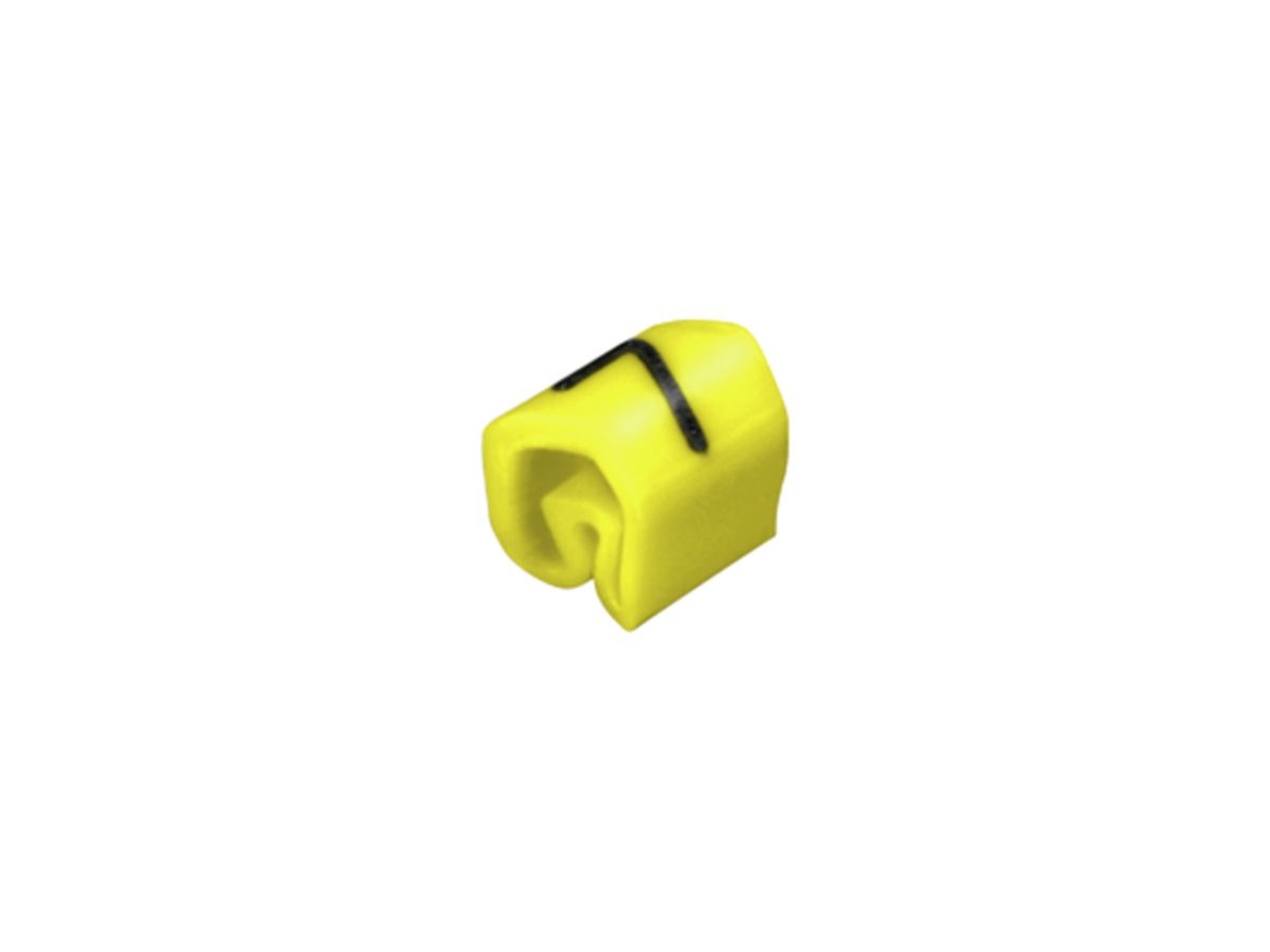 Leitermarkierer Weidmüller CLI C MP für Ø1…3mm 3×3.4mm Aufdruck: 7, gelb