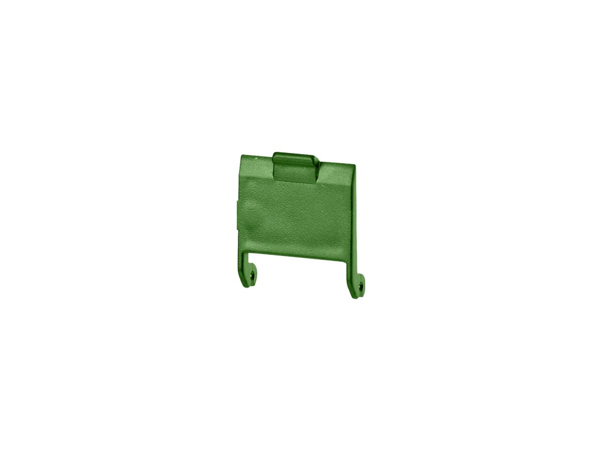Staubschutzklappe H-LINE M, für Anschlussmodul, grün, 10 Stück