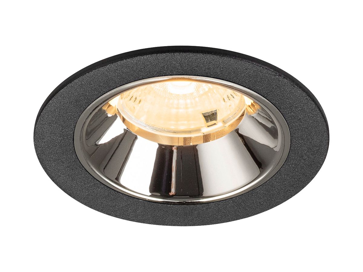 LED-Downlight SLV NUMINOS S 6.7W 1050lm 3000K WB DALI Ø68 sz/cr