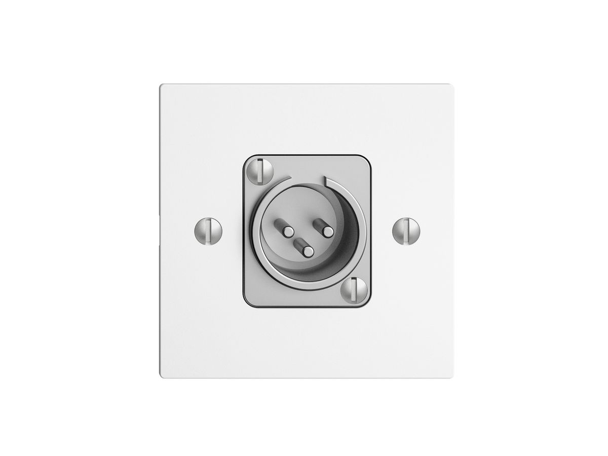UP-Dose mit XLR-Stecker EDIZIOdue weiss