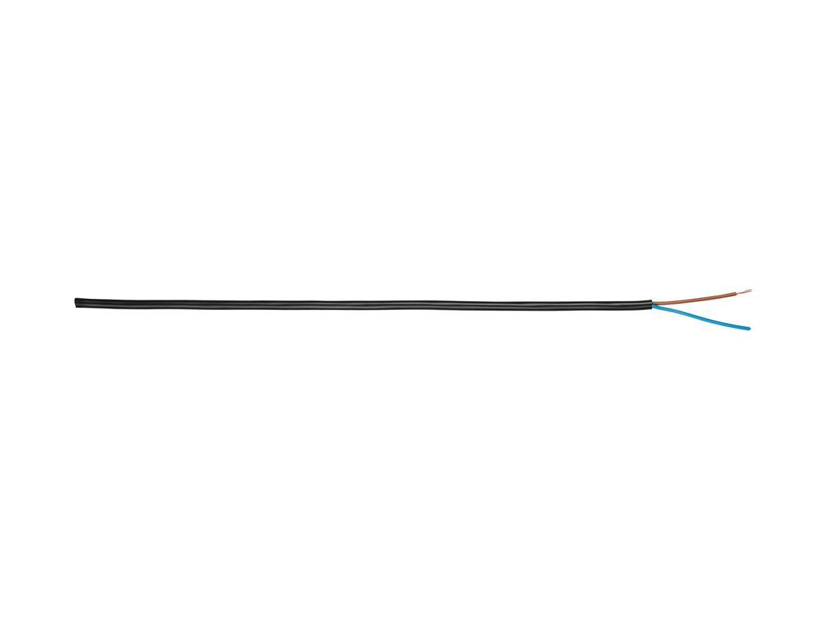 Kabel Tdlr 2×0.75mm² LN schwarz
