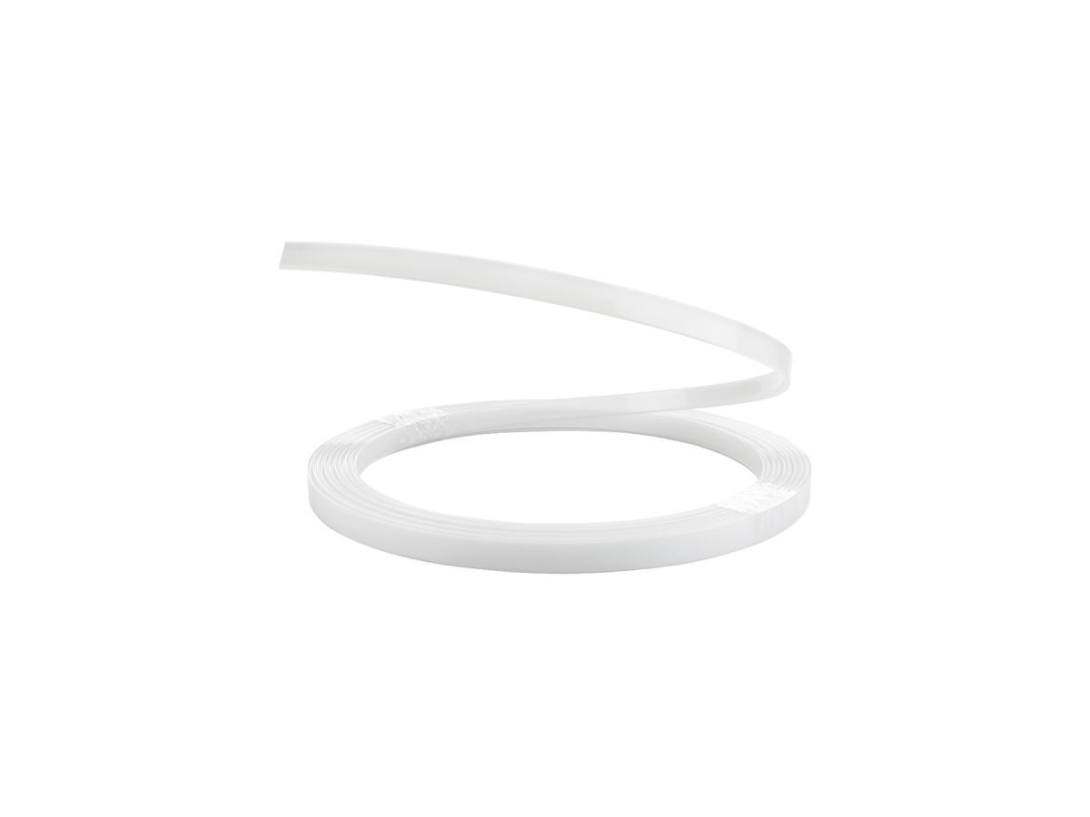 Abdeckstreifen SG StripLine 10000×19.4×3.7mm Kunststoff weiss transparent