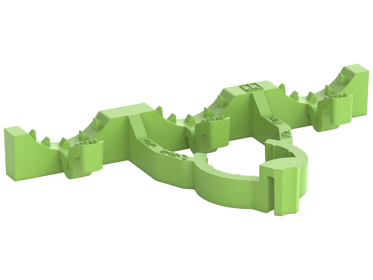 Zugentlastung DEM ZEL 2K-12/16 für Ø5.5…14mm 66×36×8mm grün 10 Stück