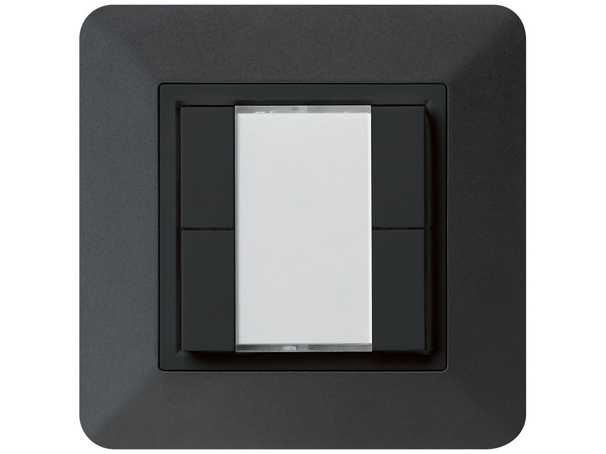 UP-Universaltaster 4×kallysto.trend mit LED schwarz