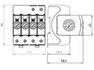 Überspannungsableiter Bettermann V20 +NPE, 3L, Typ 2, 280V