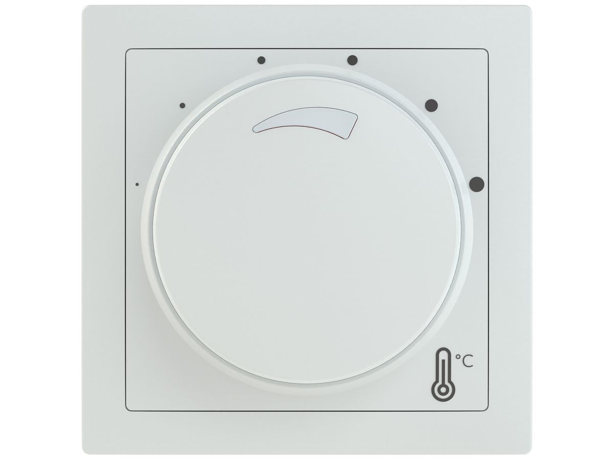 AP-Raumthermostat ABB SIDUS heizen NO/NC 230VAC/10A 5…30°C ws