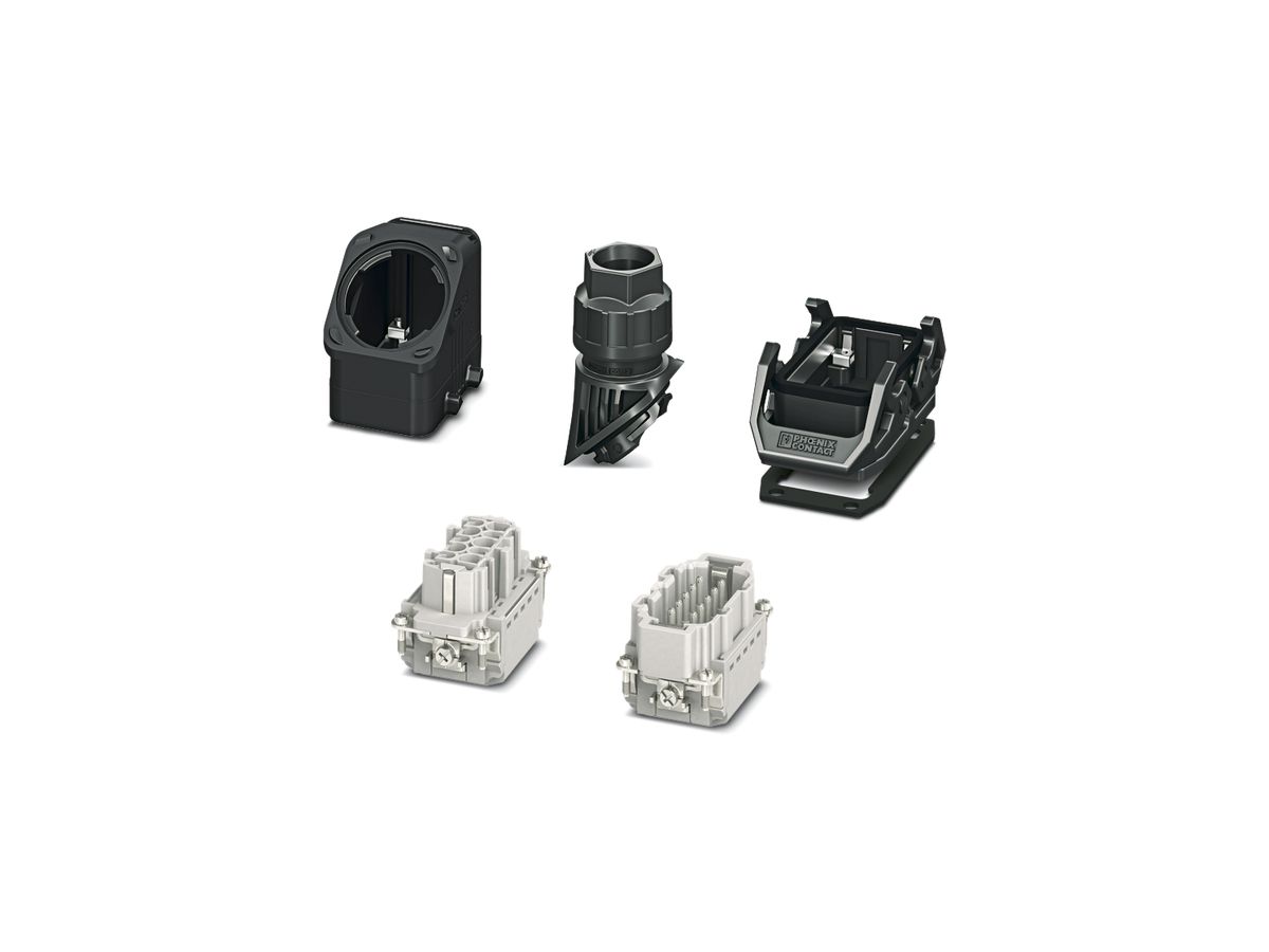 Steckverbinder-Set EVO-B10PT-BWD-HL-M25-PLRBK