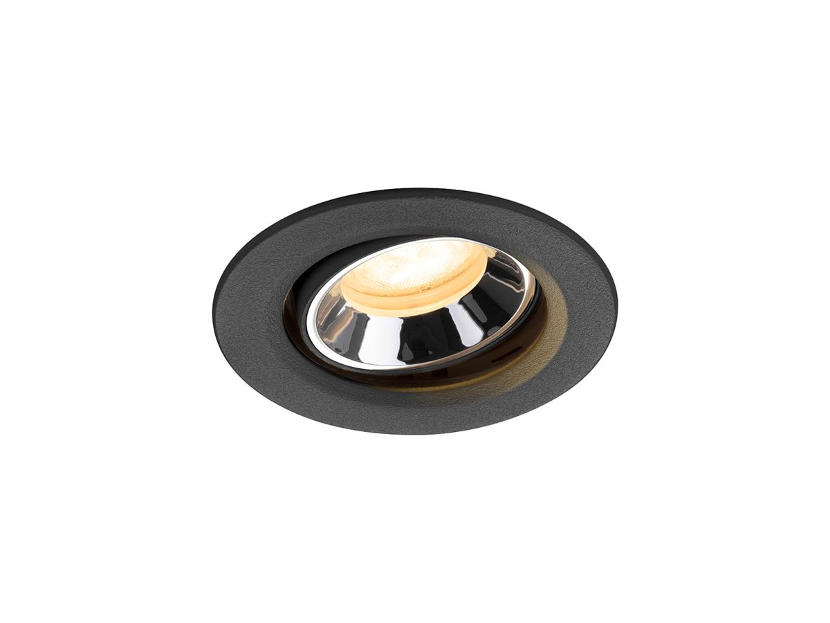 LED-Downlight SLV NUMINOS MOVE XS 6.9W 1000lm 4000K WB DALI Ø68 sz/cr