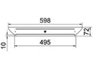 Deckel BET RAAD zu T-Abgang 500mm Edelstahl A4 blank