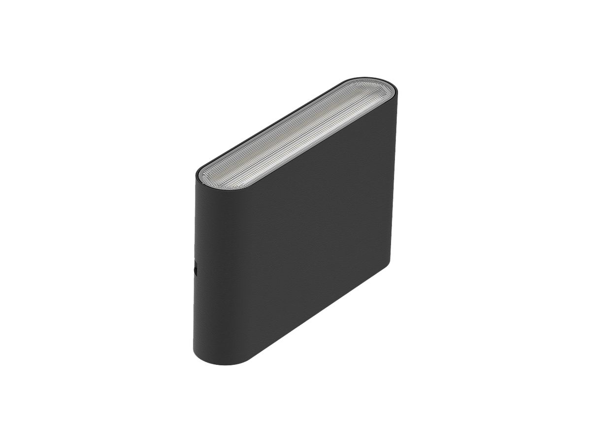 LED-Wandleuchte DOTLUX FLASK 10W 940lm 3000K IP65 schwarz