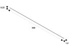LED-Lichtband SLV GRAZIA PRO FLEXSTRIP RGBW 24V 87W 3000K 120° 5000mm