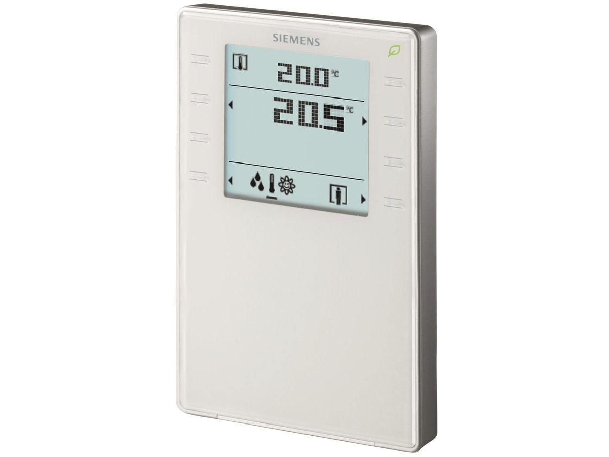 AP-KNX-Raumbediengerät Siemens QMX3.P44, weiss