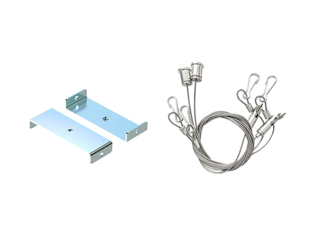 Seilabhängung-Set SLV BATTEN FLAT P 2000mm Edelstahl