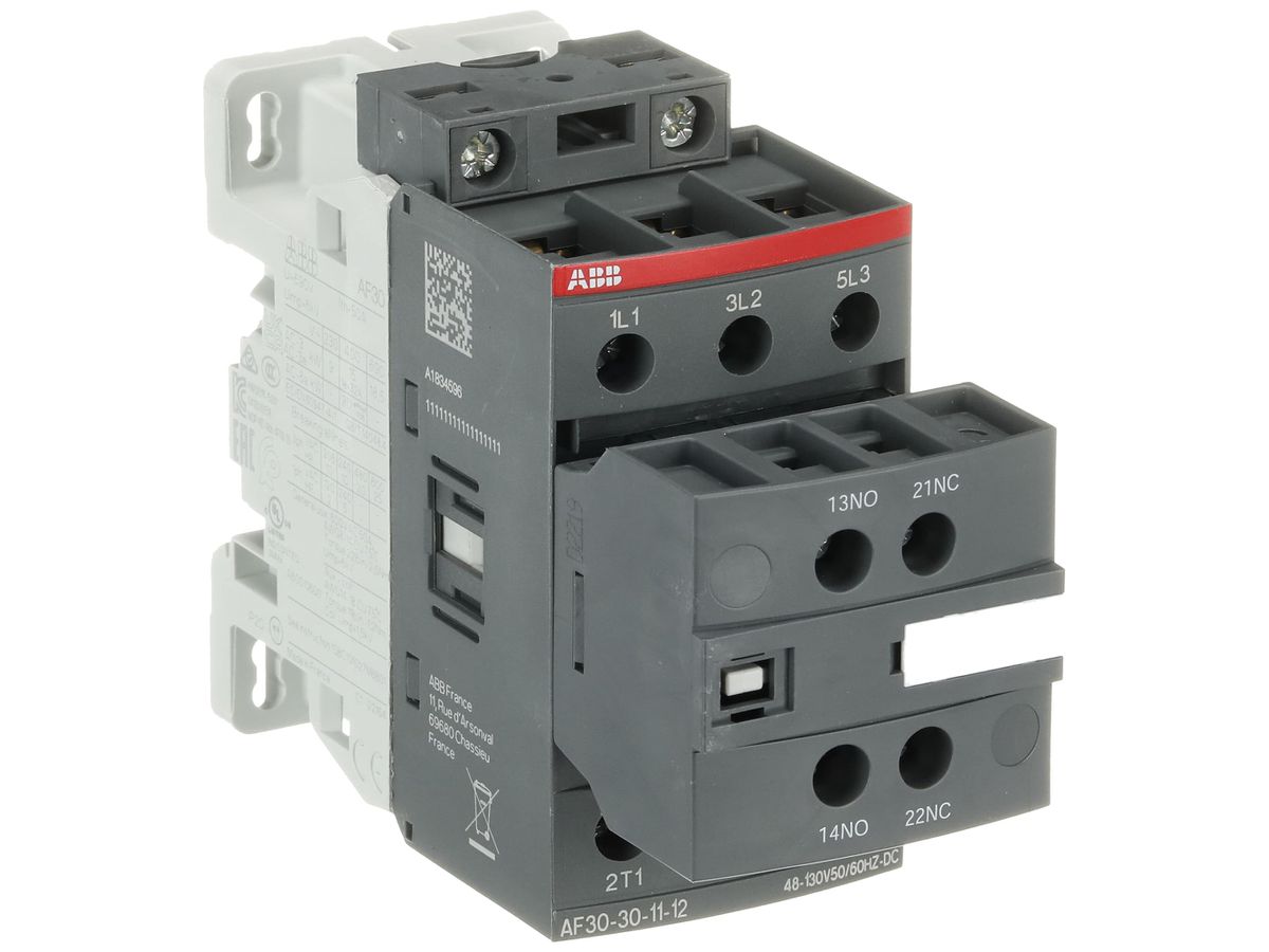 EB-Schütz ABB AF30 48…130VAC 48…130VDC 3NO 50A 690V Schraub