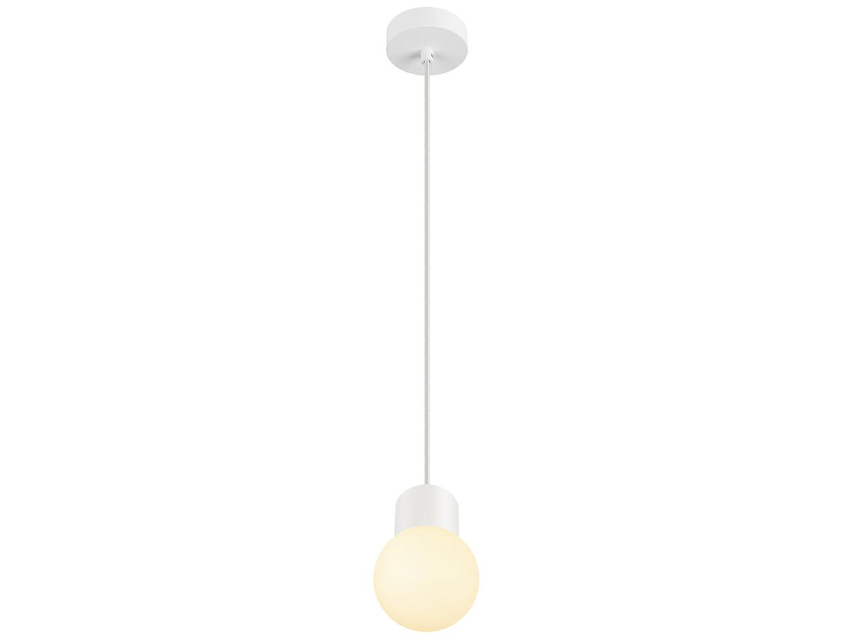 Pendelleuchte SLV VARYT E14 1×0…6W Ø120mm weiss
