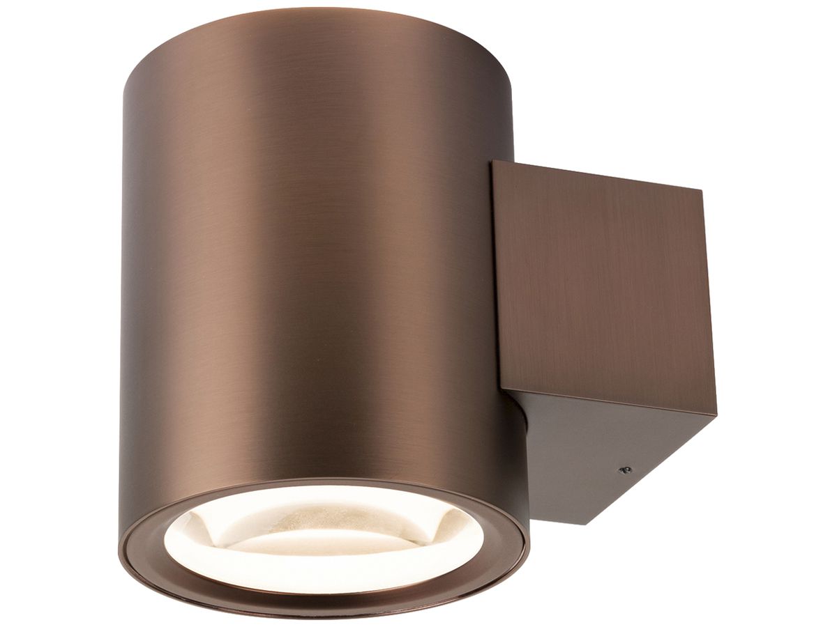 LED-Wandleuchte SLV OCULUS 15W 555lm 920…930 DIM direkt/indirekt Ø90mm Kupfer