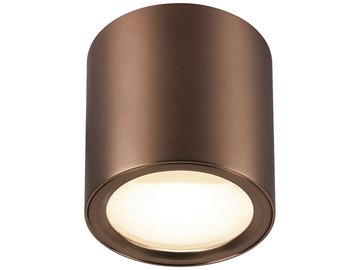 LED-Deckenleuchte SLV OCULUS 11W 780lm 920…930 DIM Ø90×90mm Kupfer