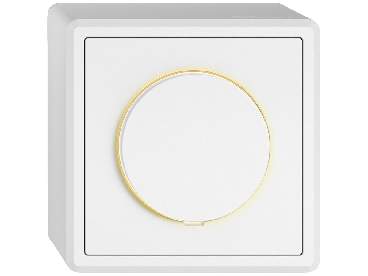 AP-Dimmer EDIZIO.liv SNAPFIX® Univ.bel.gb 4…400W/4…400VA/4…200W/VA ws