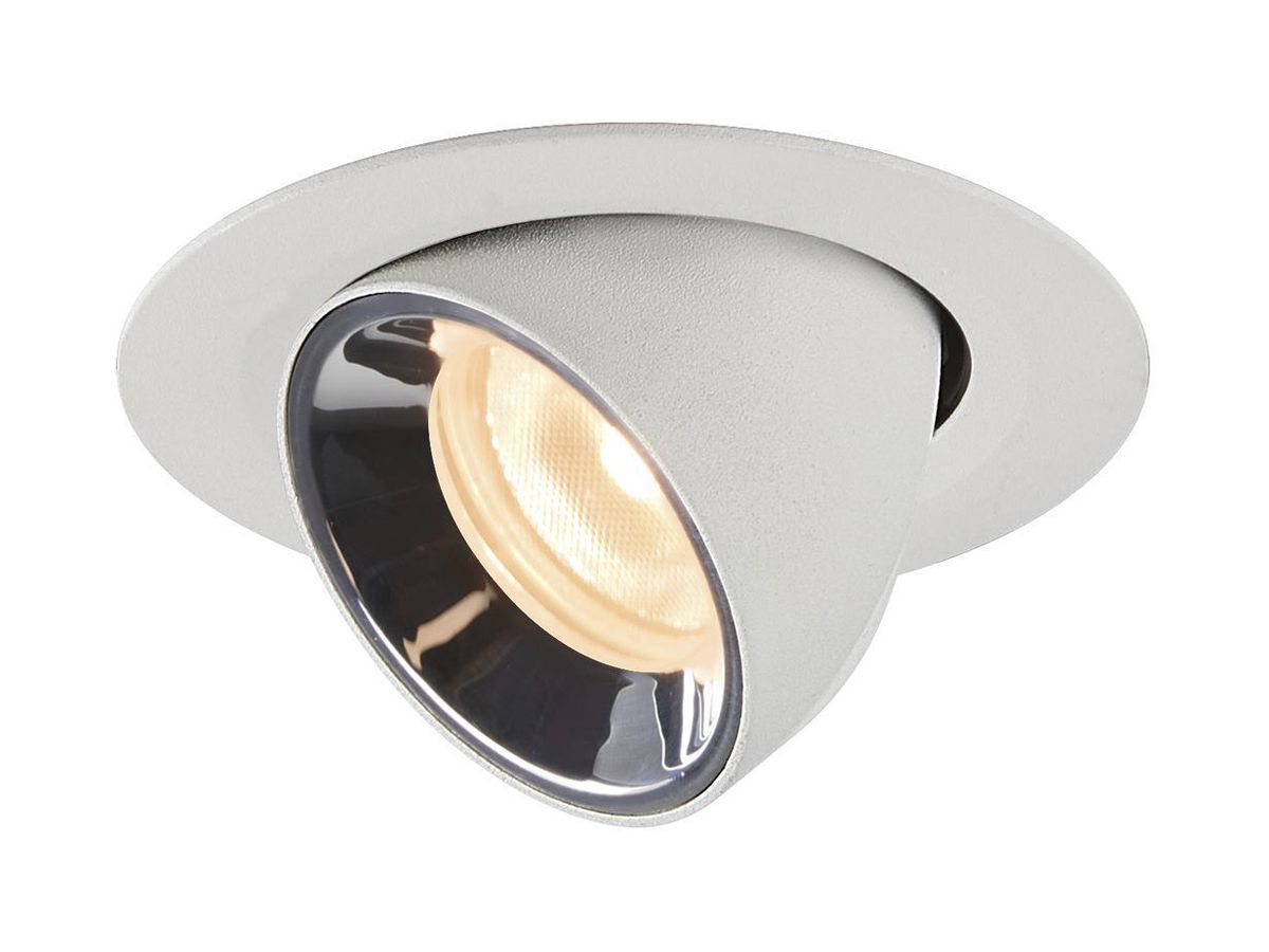 EB-LED-Downlight SLV NUMINOS GIMBLE XS, 7W 200mA 670lm 2700K 55° ws/chr