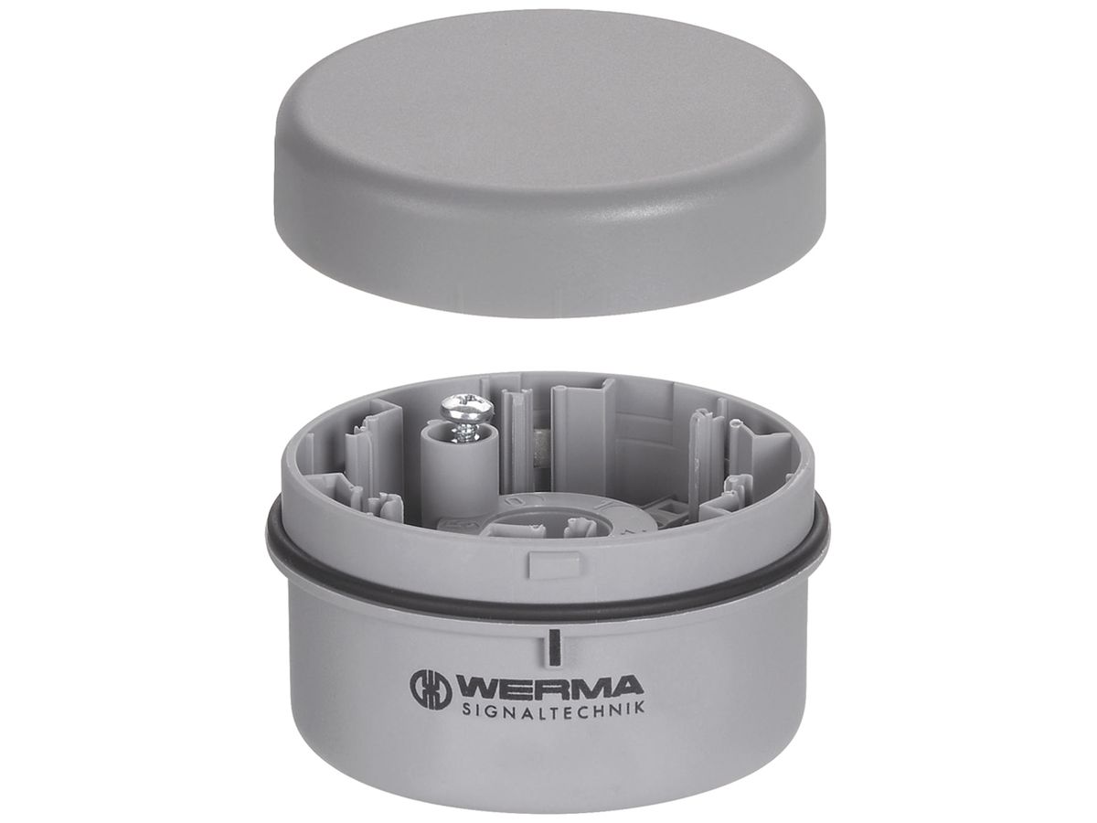 Anschlusselement WERMA BWM 12...230VAC/DC, grau