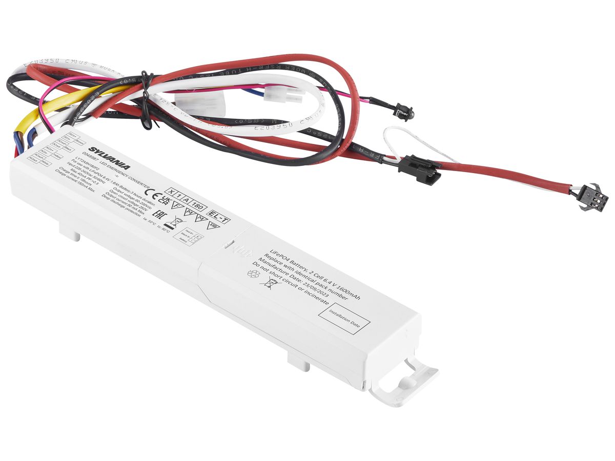 Notlicht-Set Sylvania Start Batten LED 3h ST LiFePO4 6.4V 1600mAh