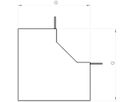 Inneneck Bettermann zu Installationskanal WDK lichtgrau 80×170mm