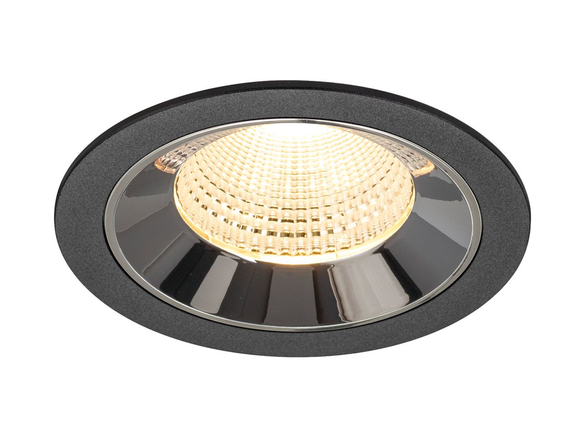 LED-Downlight SLV NUMINOS L 17W 2500lm 3000K WB DALI Ø120 sz/cr
