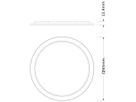 Zierring LEDVANCE COMFORT Aluminium Ø265×12.4mm schwarz