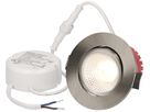 EB-LED-Spot maxLUCE SOLV-IP65 8W 230V DIM 710lm 930 Loch-Ø68mm 38° IP65 nickel