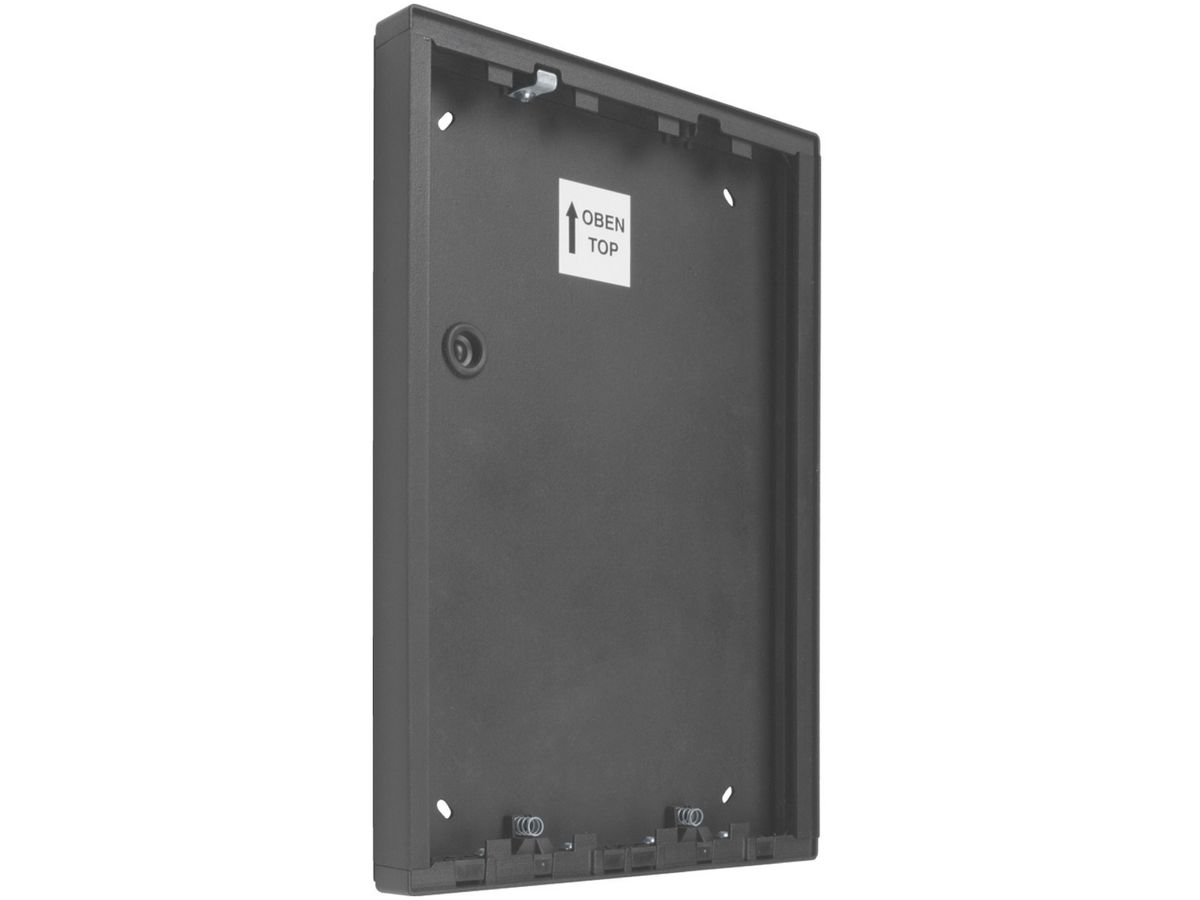 AP-Gehäuse für Türsprechanlage Hager elcom.one 308×184×28.5mm Aluminium schwarz