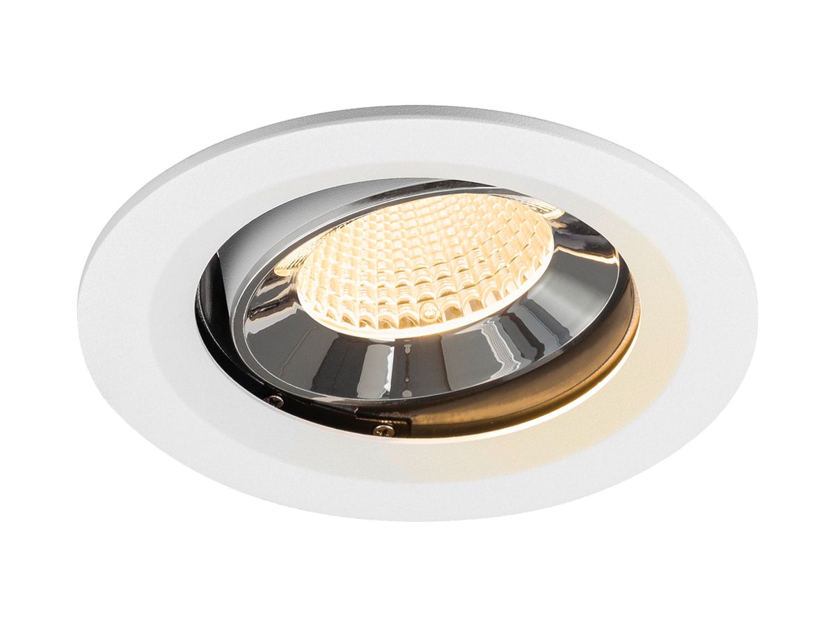 LED-Downlight SLV NUMINOS MOVE M 12W 1800lm 3000K MB DALI Ø120 ws/cr
