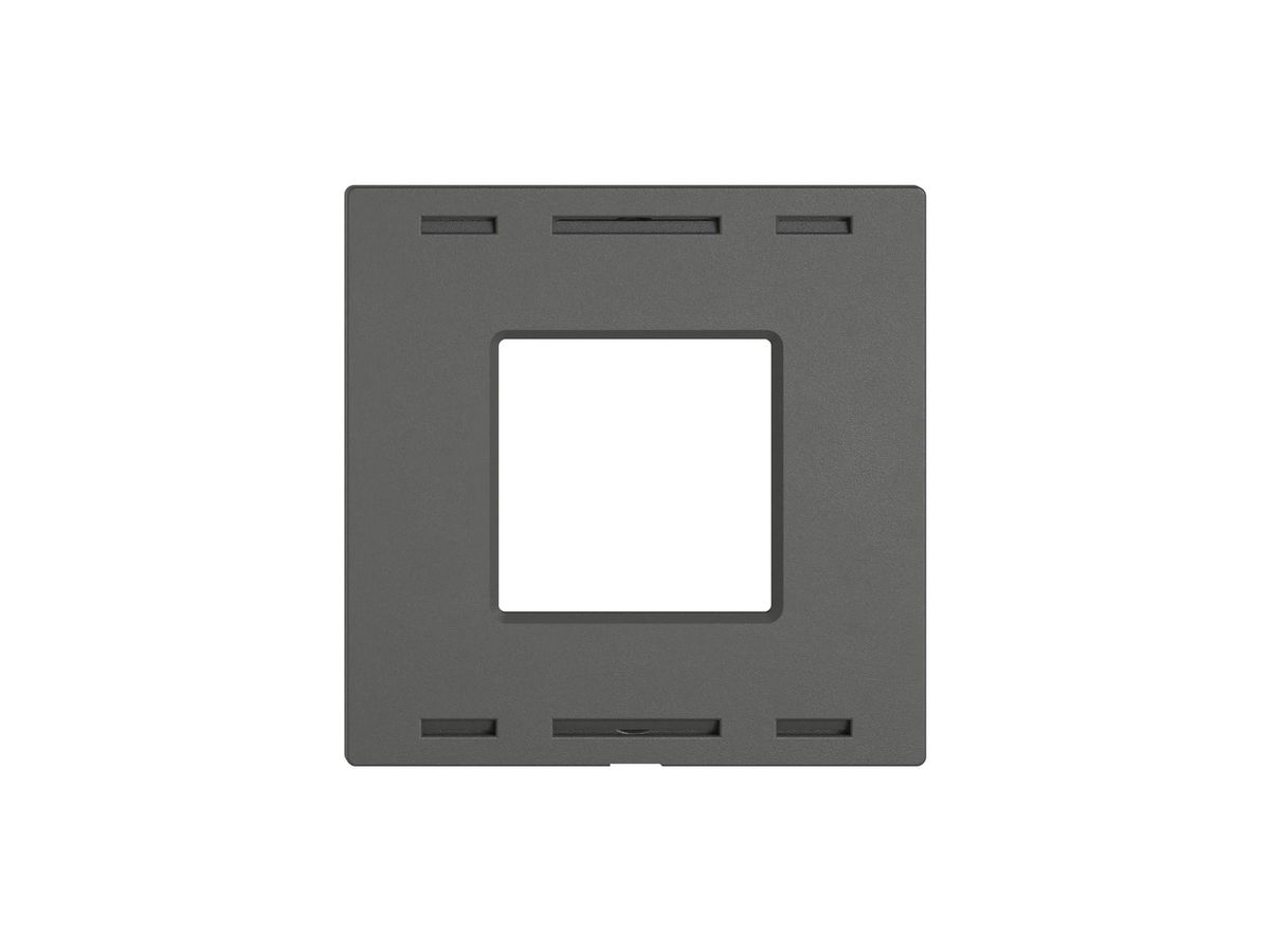 Abdeckset EDIZIO.liv Wiser SNAPFIX® Thermostat dunkelgrau