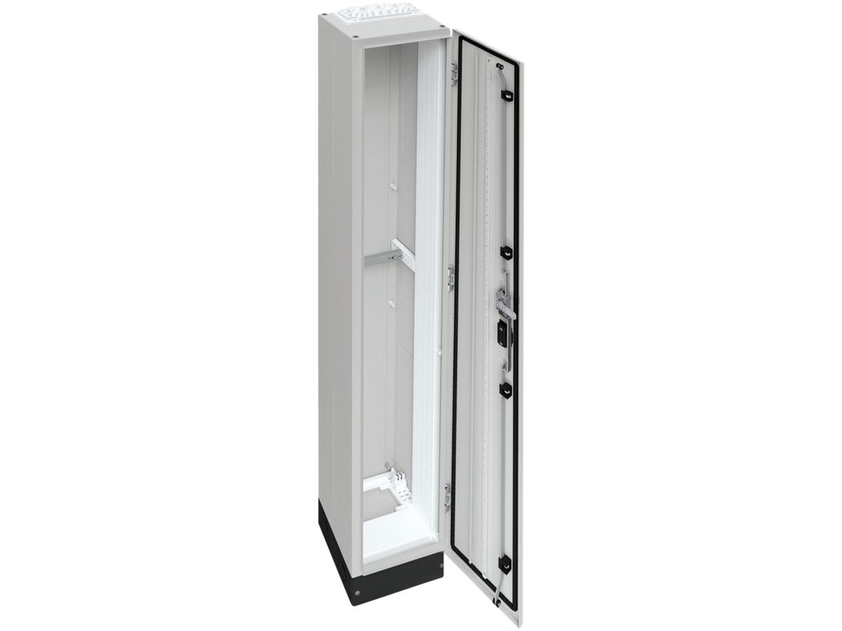 Schrank Hager univers Schutzklasse I 1700×300×275mm mit Sockel 100mm IP55
