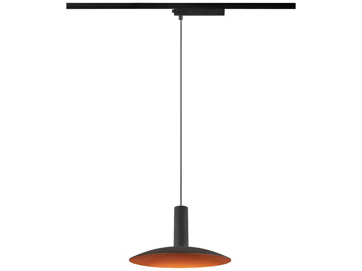 LED-Pendelleuchte SLV LALU ELYPSE 10W 700lm 2700…3000K DIM Ø220×130mm schwarz